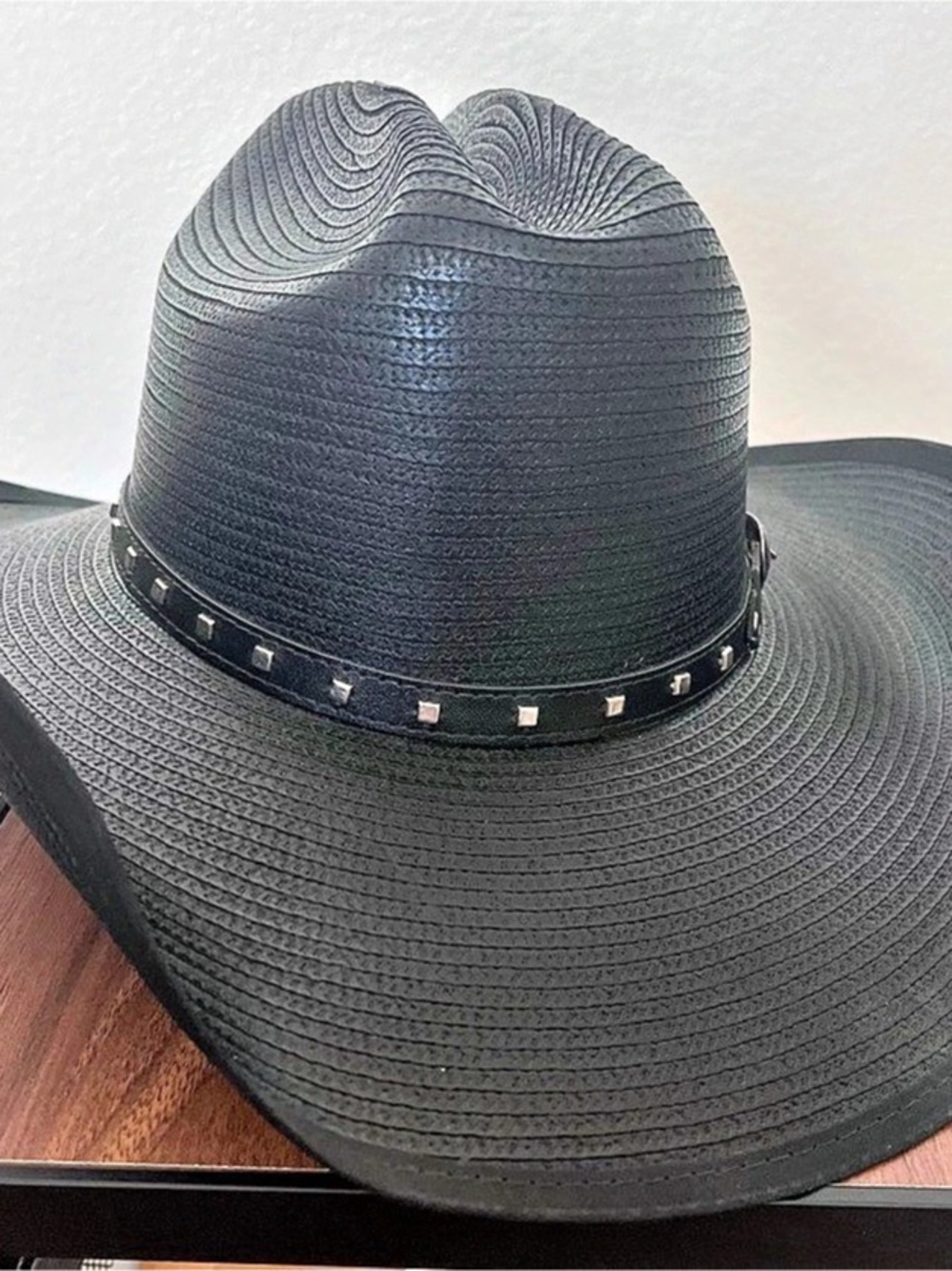 STAMPEDE Premium Quality Hats Western Cowboy Hat in Black Small Like New